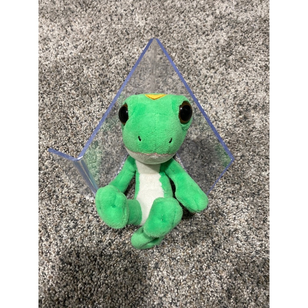 Geico Gecko Plush Stuffed Animal Advertising Mascot Green Lizard 6 Inch Toy